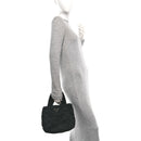 Shearling Nappa Triangle Quilted Patchwork System Tote Black