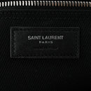 Linen Calfskin Rive Gauche Tote Black