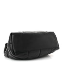 Lambskin Quilted Medium Loulou Puffer Monogram Chain Satchel Black