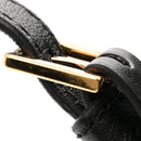Lambskin Tag Bowling Bag Black