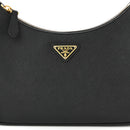 Saffiano Lux Re-Edition 2005 Shoulder Bag Black