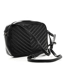 Calfskin Matelasse Monogram Lou Camera Bag Black