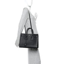 Grained Calfskin Small Sac De Jour Black
