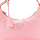 Tessuto Nylon Saffiano Mini Re-Edition 2000 Bag Rosa