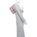 Satin Crystal Mini Re-Edition 2000 Bag Alabastro
