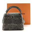 Lizard Mini Capucines Argento