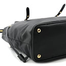 Tessuto Nylon Saffiano Tote Black