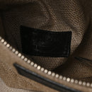 Linen Calfskin Small Rive Gauche Tote Greggio Natural