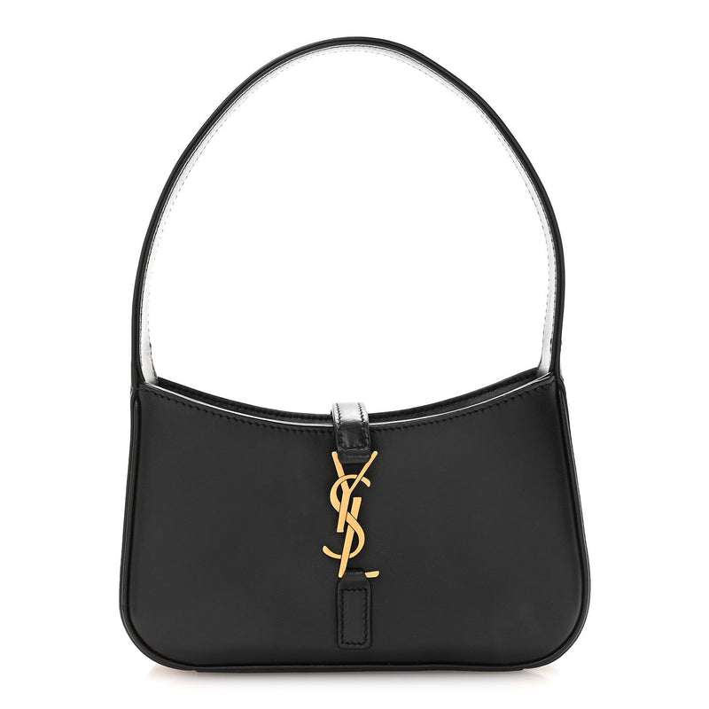 Smooth Calfskin Le 5 A 7 Mini Hobo Black