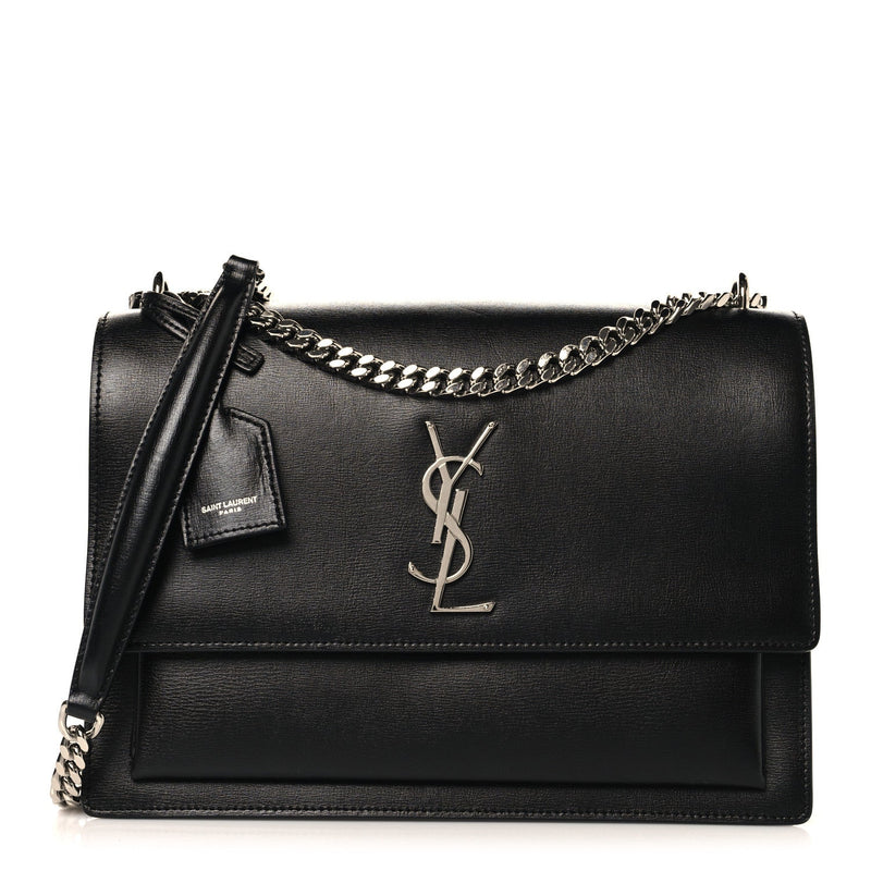 Calfskin Large Monogram Sunset Black