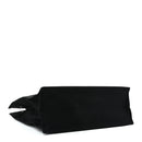 Linen Calfskin Rive Gauche Tote Black
