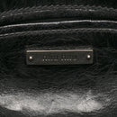 Vitello Shine Crystal Shoulder Bag Black