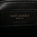 Calfskin Crocodile Embossed Small Classic Monogram Kate Tassel Satchel Black