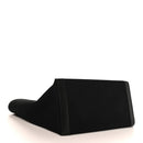 Linen Calfskin Rive Gauche Tote Black