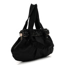 Tessuto Nylon Bead Evening Bag Black