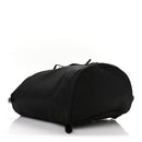 Nylon Vela Saffiano Small Cinch Backpack Black