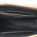 Saffiano Small Galleria Double Zip Tote Black