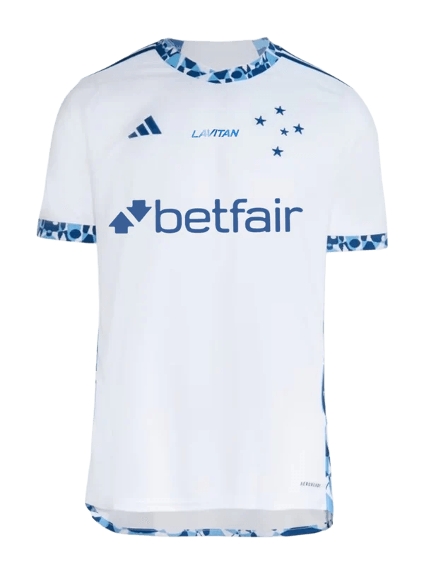 Cruzeiro 24/25 II Away Jersey - All Sponsors - Fan Version | Free Shipping + Keychain Gift