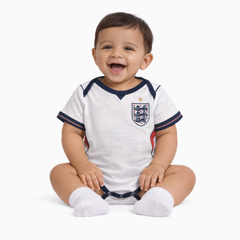 Body Baby England 2026 - World Cup 2026 | Free Shipping + Keychain Gift |  Frete Grátis + Chaveiro Grátis