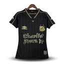 Santos 24/25 Charlie Brown Jr Women's Jersey - Black - Fan Version | Free Shipping + Keychain Gift