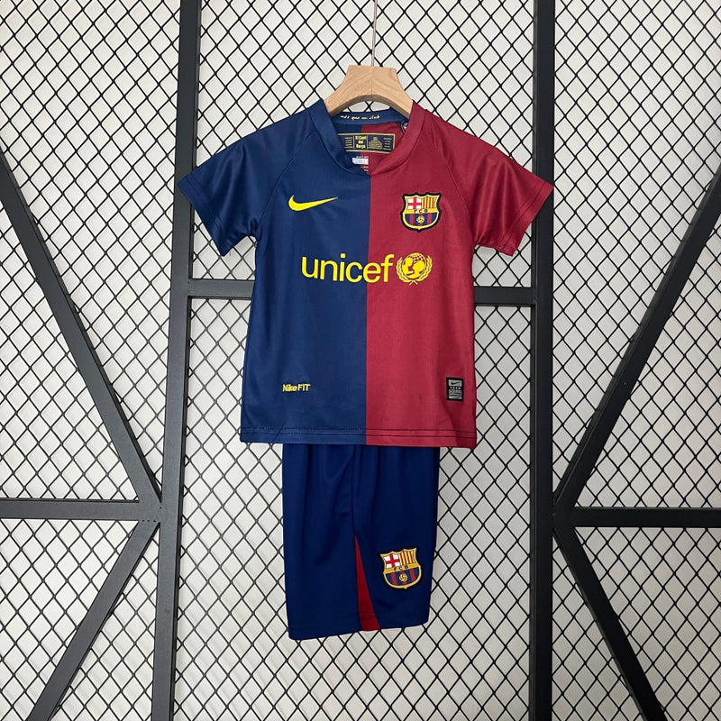 Barcelona Retro 08/09 Infantil | Free Shipping + Keychain Gift