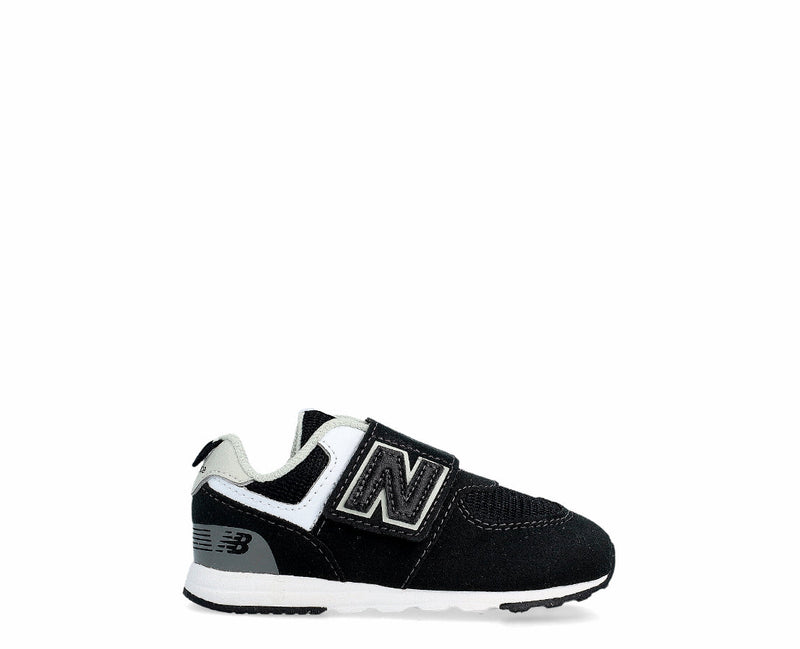 New Balance 574 Black & Silver Metallic