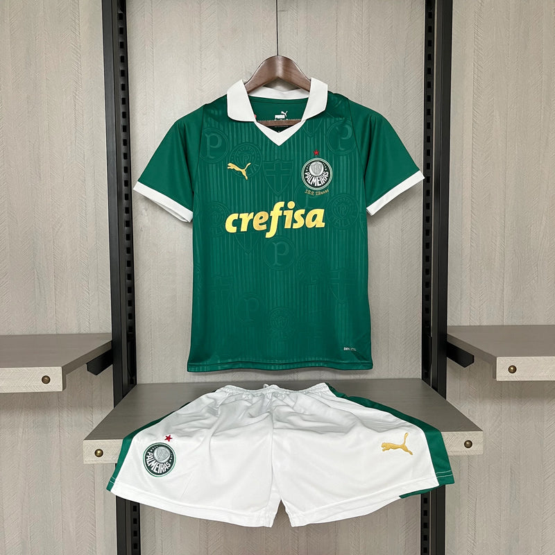 Palmeiras Infantil 24-25 Home | Free Shipping + Keychain Gift