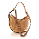 Wicker Arque Shoulder Bag Natural