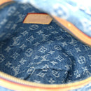 Monogram Denim High Rise Bumbag Blue