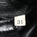 Nappa Mini Triangle Hobo Black