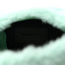 Shearling Quilted Monogram Loulou Puffer Pouch Clutch Iced Mint