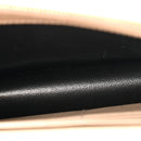 Grain De Poudre Matelasse Chevron Monogram Envelope Chain Wallet Dark Beige