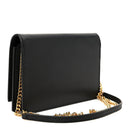 Smooth Calfskin Classic Monogram Kate Tassel Chain Wallet Black