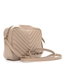 Calfskin Matelasse Monogram Lou Camera Bag Dark Beige
