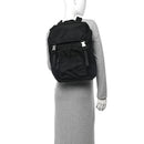 Tessuto Nylon Montagna Double Buckle Backpack Black
