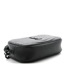 Grain De Poudre Matelasse Monochrome Monogram Mini Lou Camera Bag Black