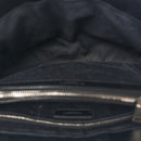 Calfskin Y Quilted Monogram Medium Loulou Chain Satchel Black