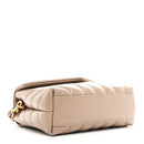 Calfskin Y Quilted Monogram Toy Loulou Crossbody Bag Dark Beige