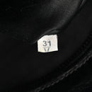 Vitello Shine Crystal Shoulder Bag Black
