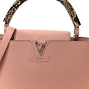 Taurillon Snakeskin Capucines PM Magnolia
