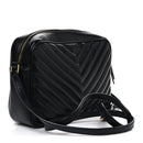 Calfskin Matelasse Monogram Lou Camera Bag Black