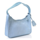 Tessuto Nylon Mini Re-Edition 2000 Bag Celeste