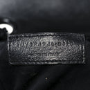 Calfskin Y Quilted Monogram Monochrome Medium Loulou Chain Satchel Black