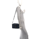 Calfskin Matelasse Monogram Lou Camera Bag Deep Marine