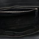 Grained Calfskin Medium Rive Gauche Cabas Black