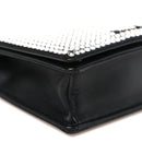 Nappa Crystal Starlight Mini Clutch Bag Black