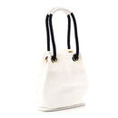 Re-Nylon Triangle Mariner Small Bucket Bag White Baltico
