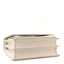 Calfskin Crocodile Embossed Medium Monogram Sunset Blanc Vintage