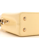 Taurillon Snakeskin Mini Capucines Banane