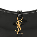 Patent Calfskin Le 5 A 7 Mini Hobo Black